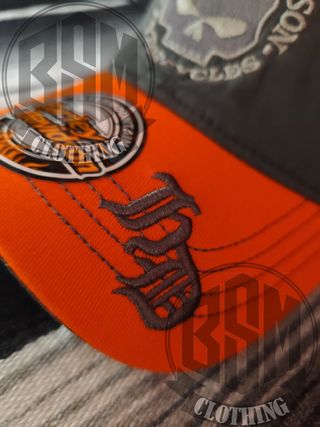 Cappellino Harley Davidson Grigio/Arancione