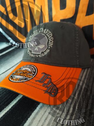 Cappellino Harley Davidson Grigio/Arancione