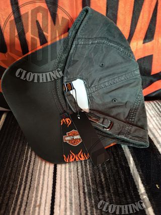 Cappellino Harley Davidson Grigio/Arancione