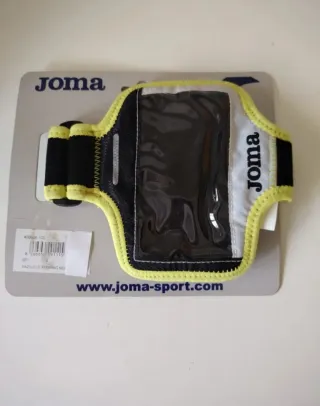 Brazalete Joma Running Negro y Amarillo