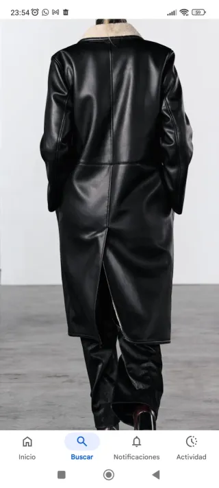 Abrigo doble faz largo Mantell Ritchie