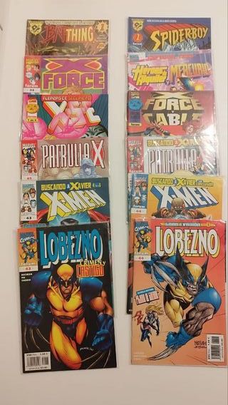 Lote de cómics Marvel y Amalgam