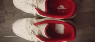 Nike Air Force 1 Bianche/Rosso 43