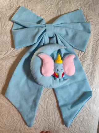 Fiocco nascita Dumbo azzurro