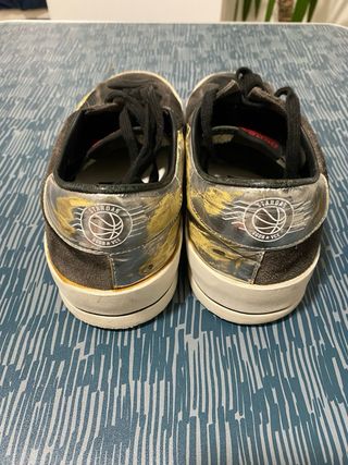 Golden Goose Stardan Sneakers Negras y Plateadas