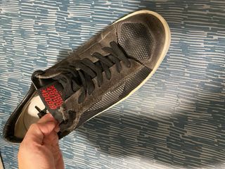 Golden Goose Stardan Sneakers Negras y Plateadas