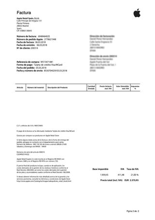 MacBook Pro 13, Touchbar Gris Espacial