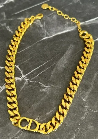 Cadena Christian Dior CD Oro