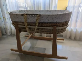 Moisés mimbre Cambrass con soporte