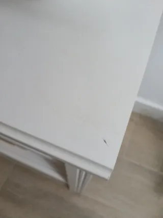 Mueble recibidor blanco madera ikea