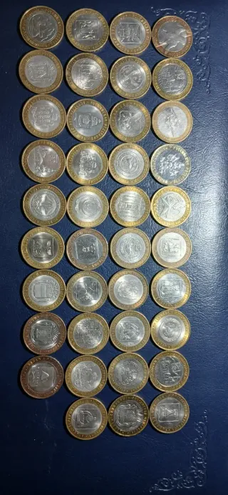 39 Monedas 10 Rublos Rusia