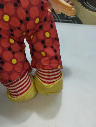 Muñeco bebé vintage ojos azules