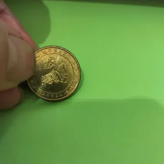 Moneta 50 centesimi Monaco 2002