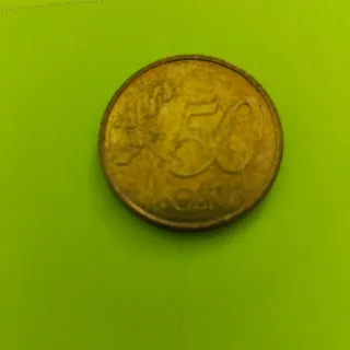 Moneta 50 centesimi Monaco 2002