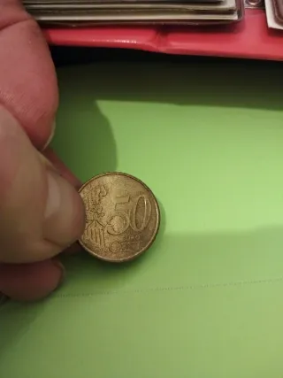 Moneta 50 centesimi Monaco 2002