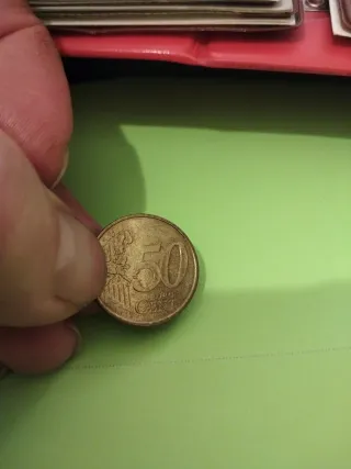 Moneta 50 centesimi Monaco 2002