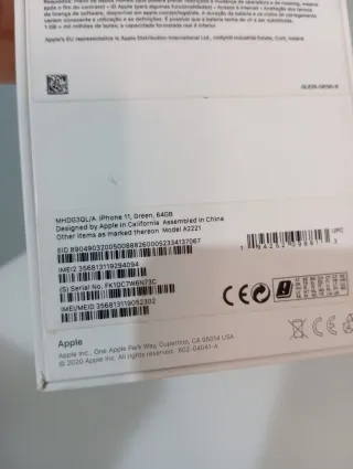 Scatola vuota iPhone 11 Verde