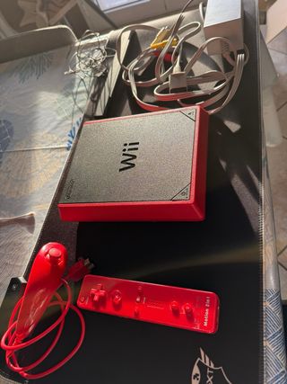 Nintendo Wii Mini Rosso/Nero (Testata)