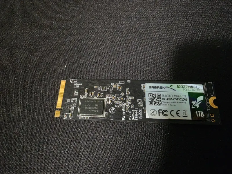 SSD Sabrent Rocket NVMe 4.0 1TB afbeelding 2