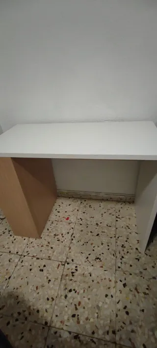 Escritorio 100x50 + Silla Negra adulto adolescente