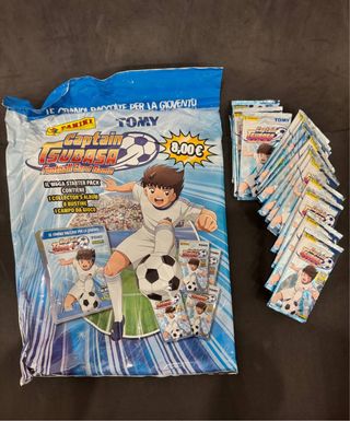 Mega Starter Pack Panini Cap Tsubasa + 17 bustine