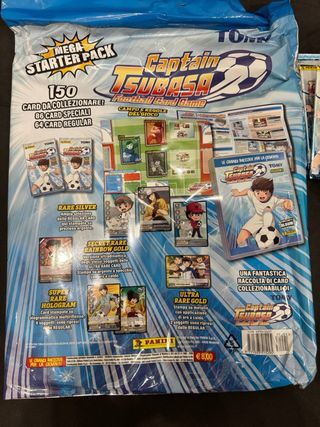 Mega Starter Pack Panini Cap Tsubasa + 17 bustine