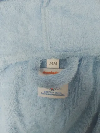 accappatoio paw patrol nickelodeon cotone nuovo