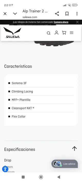 Botas de montaña Salewa gore-tx