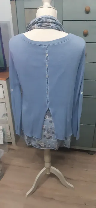 Camiseta efecto doble