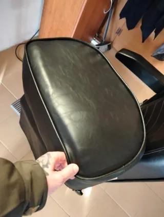 Alzador para peluquería negro