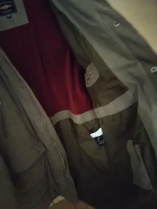 Cappotto uomo montgomery marrone/verde oliva