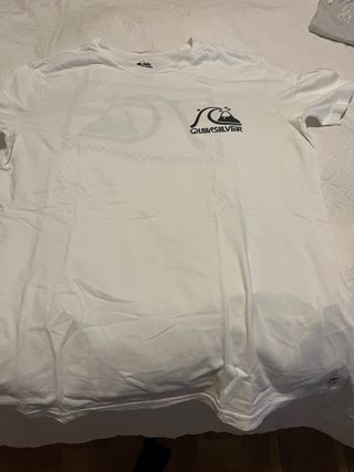 Camiseta Quiksilver Talla M Blanca