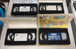 4 VHS de Casper películas lote