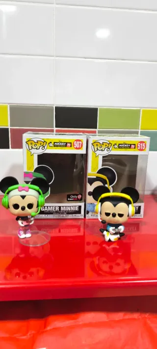 Funko Pop Mickey y Minnie sin blíster