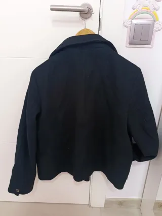 Chaqueta de paño negra