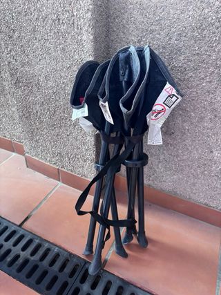 2 taburetes plegables Quechua – camping/senderismo
