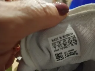 Sneakers Adidas Donna Argento/Bianco Tg 38,5