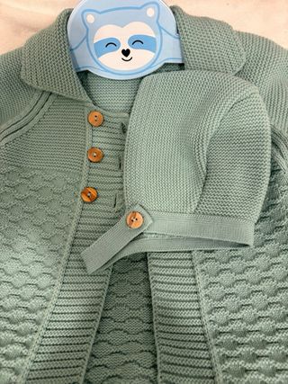 Abrigo tejido bebé