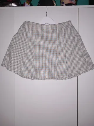 Conjunto Zara americana y falda pata gallo