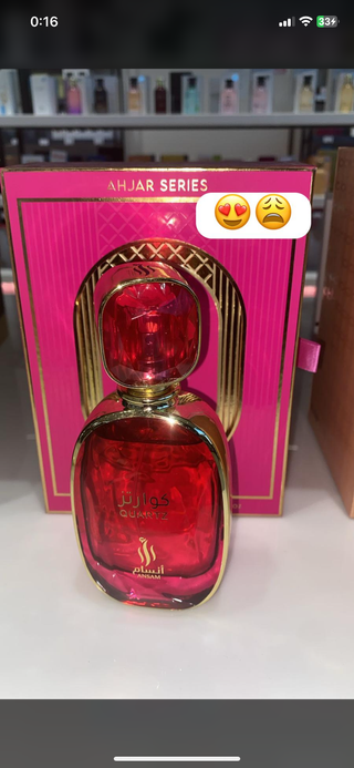 Perfume Ahjar Series Mujer Rojo Dorado