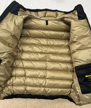 Blauer plumífero negro