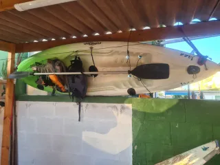 Kayak con accesorios