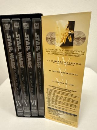 Trilogía Star Wars DVD Masterizada
