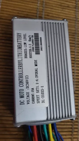 Controlador DC Moto Batería Litio 36V 15A