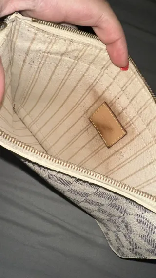 Bolso Louis Vuitton Pochette Damier Azur authentic