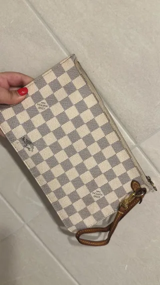 Bolso Louis Vuitton Pochette Damier Azur authentic