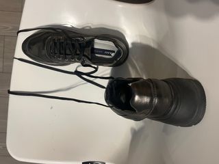 Scarpe donna FRAU nero/verde oliva