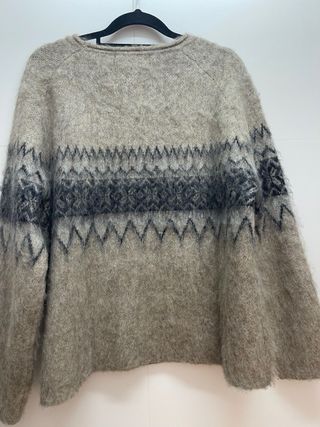 Jersey mujer estampado geométrico