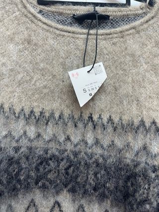 Jersey mujer estampado geométrico