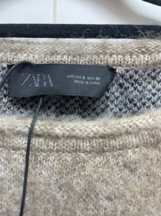 Jersey mujer estampado geométrico